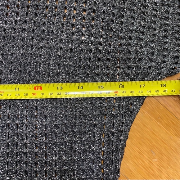 Express open weave dolman sleeve sparkle sweater S - Picture 5 of 6